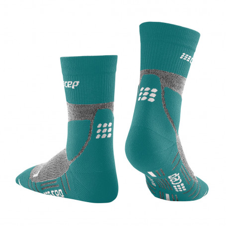Hiking compression Merino MID-CUT socks WOMAN CEP - 4