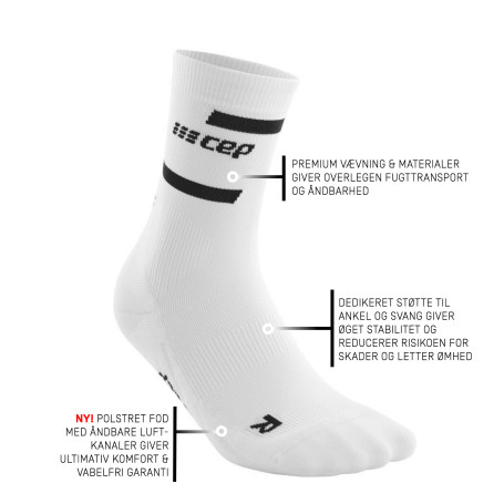 The Run Sock - MID CUT - Women  - 10